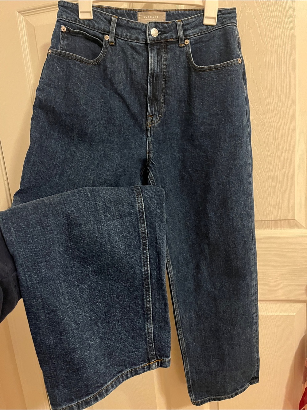 Everlane Deep Indigo Straight-Leg Jeans